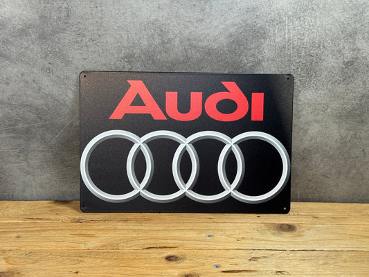 Plaque métal Audi 0051