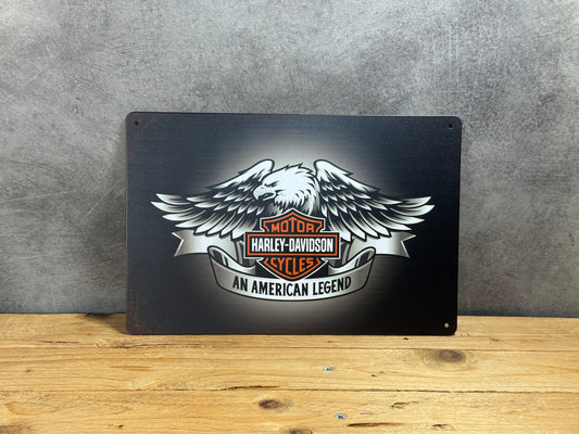 Plaque métal Harley Davidson 770