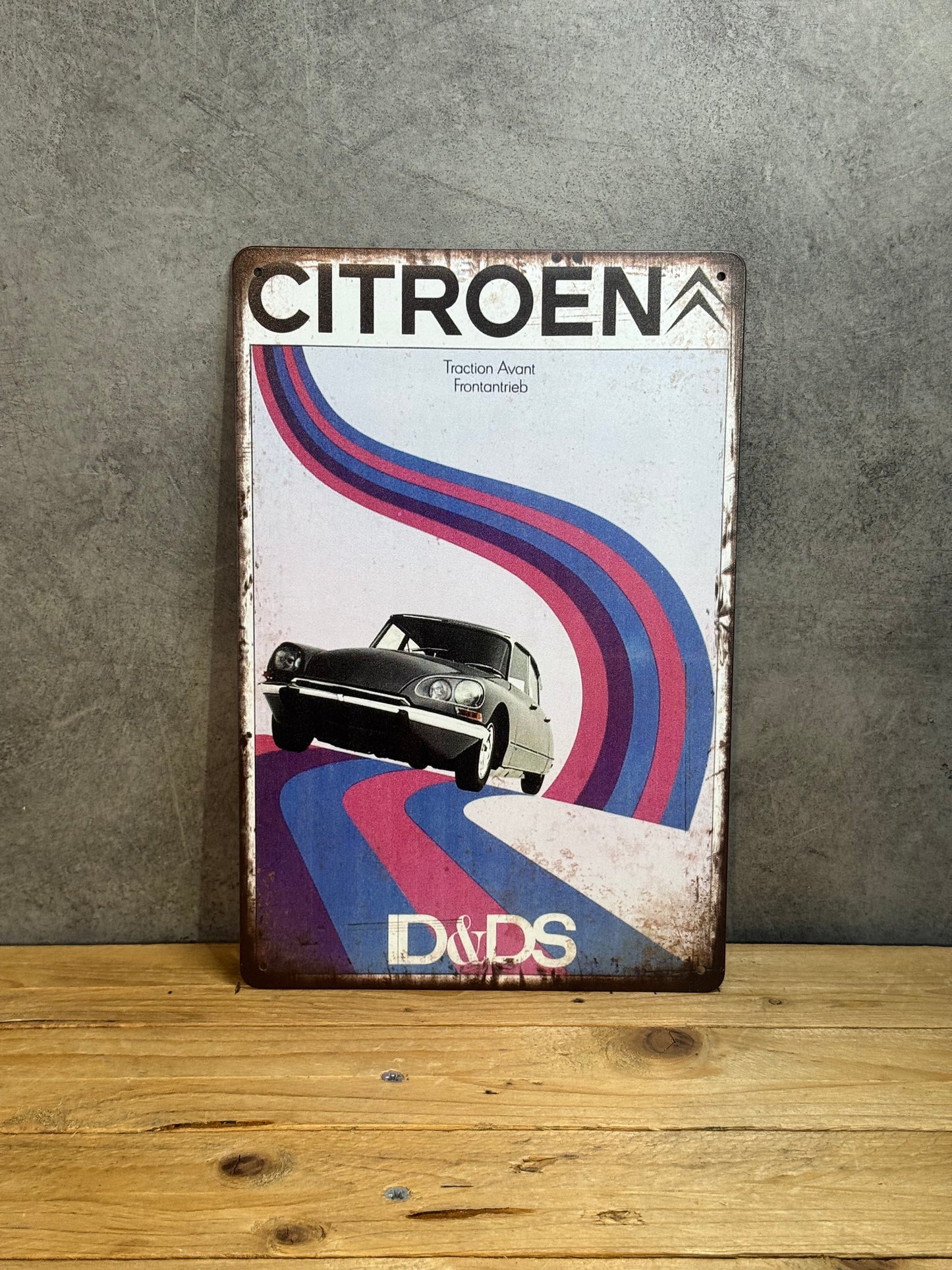 Plaque métal Citroën DS 518