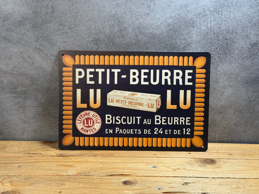 Plaque métal LU Petit beurre 241