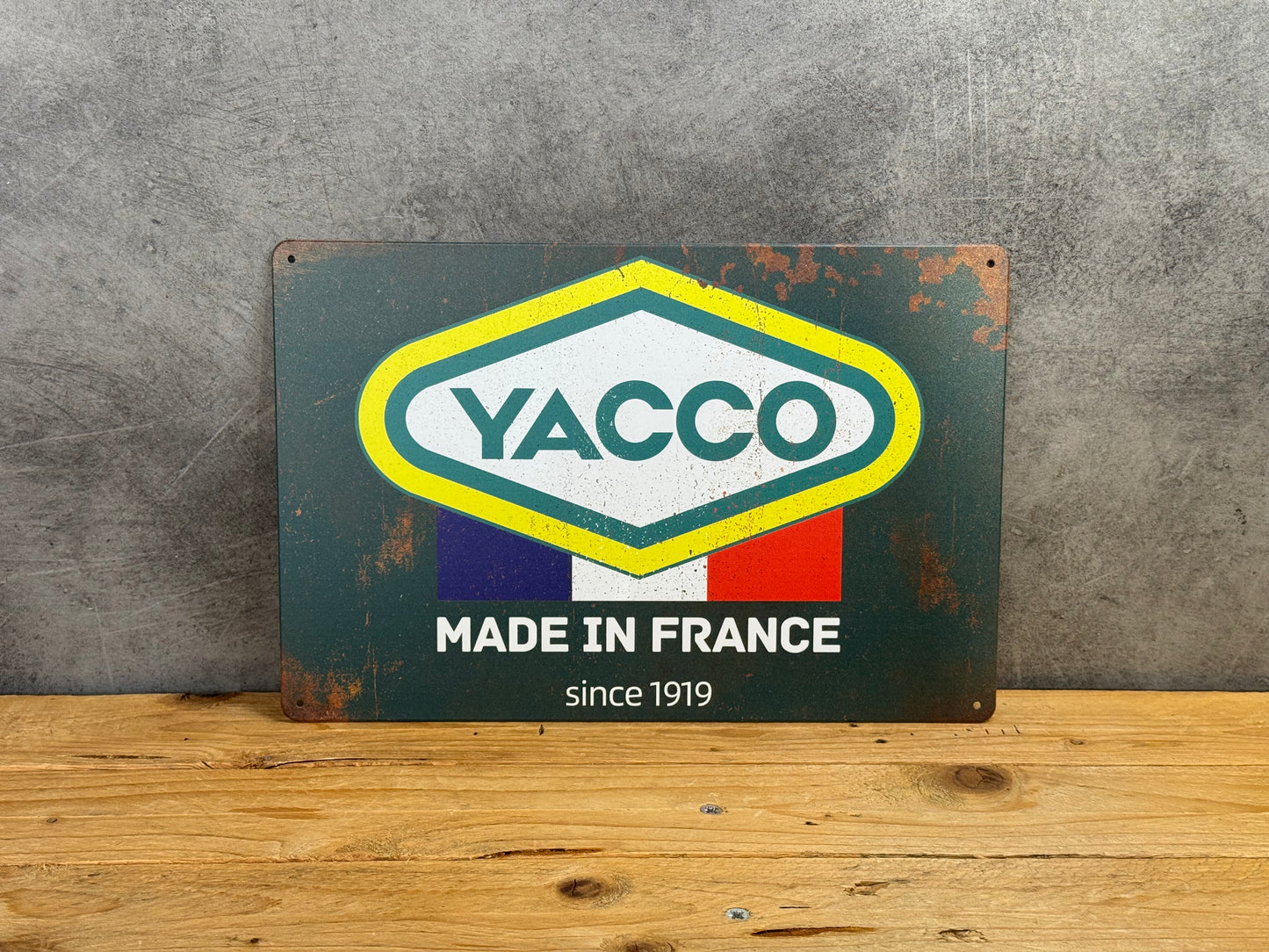 Plaque métal Yacco 8729