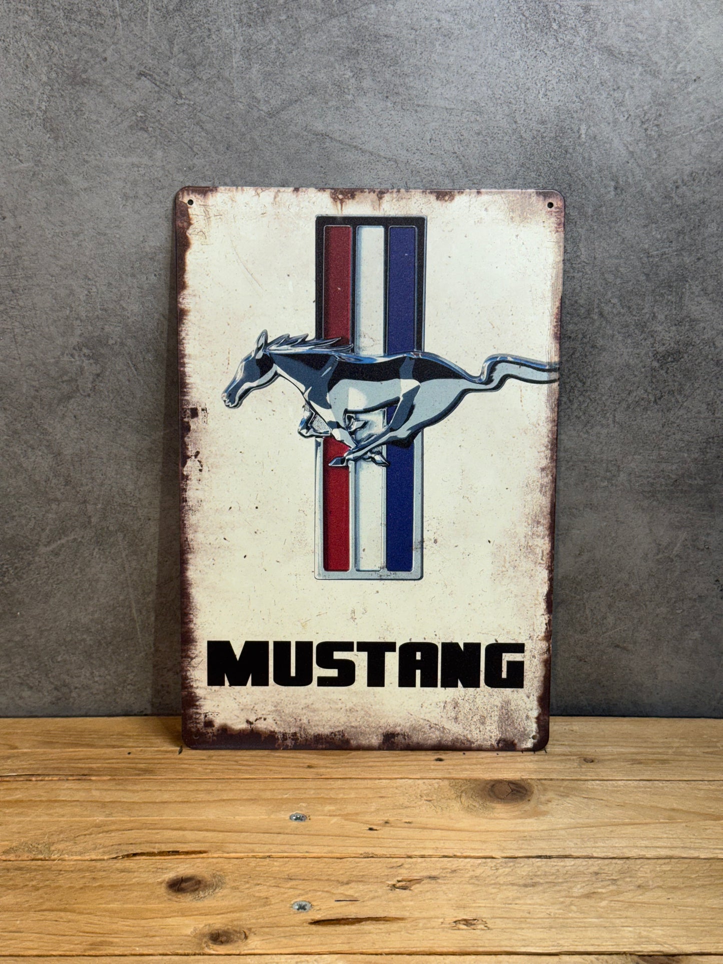 Plaque métal Ford Mustang 7550