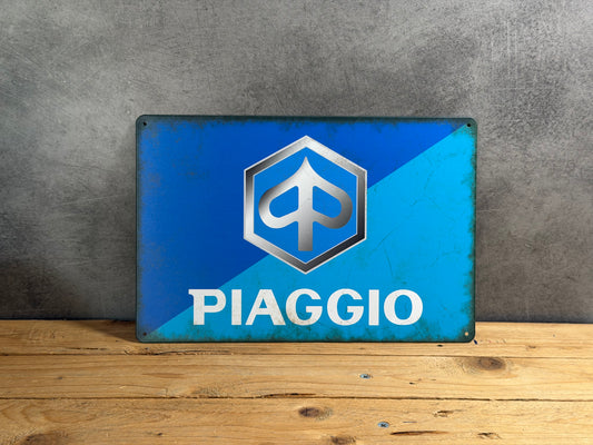Plaque métal Piaggio 8198