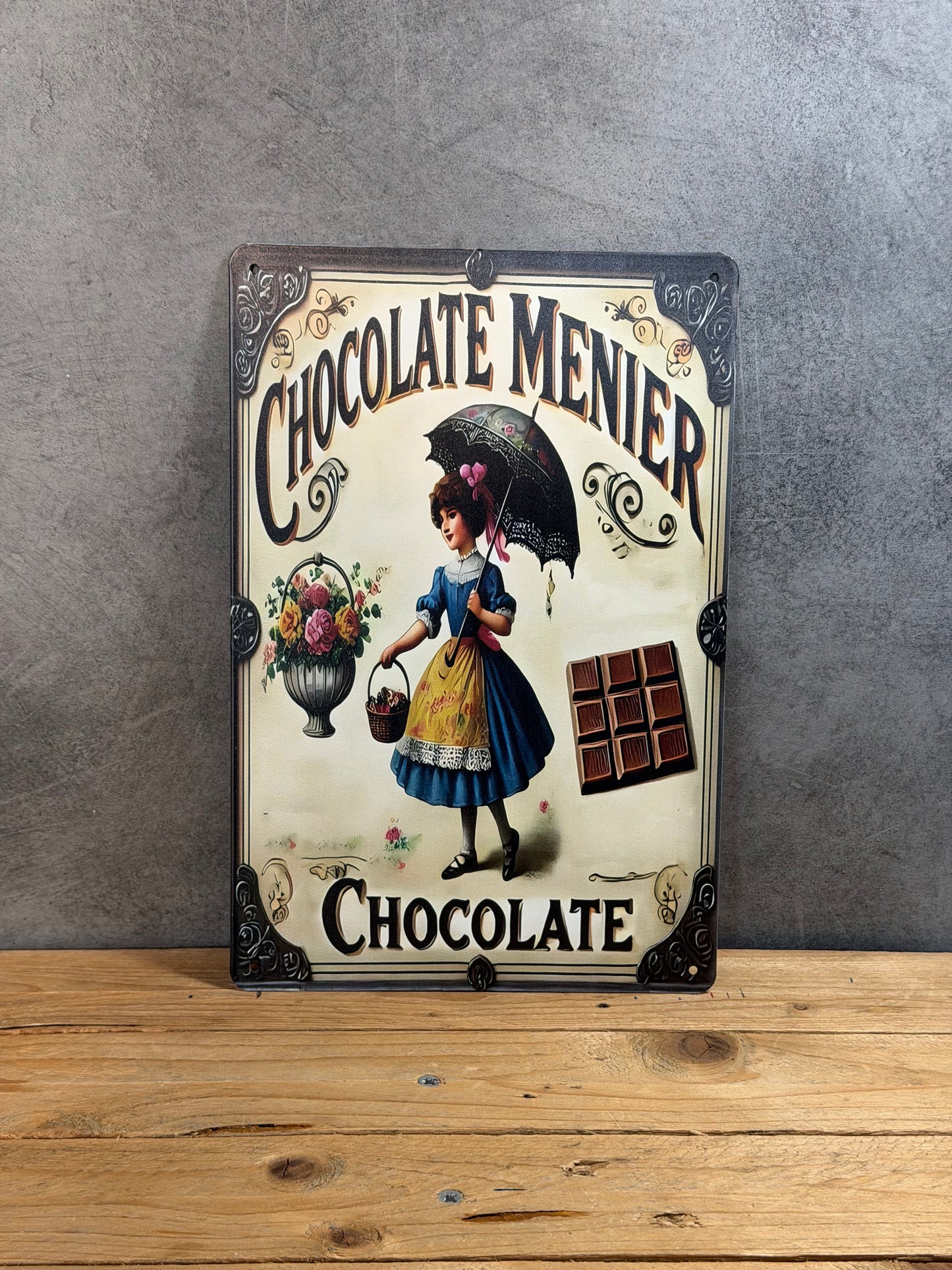 Plaque métal Chocolat Menier 305
