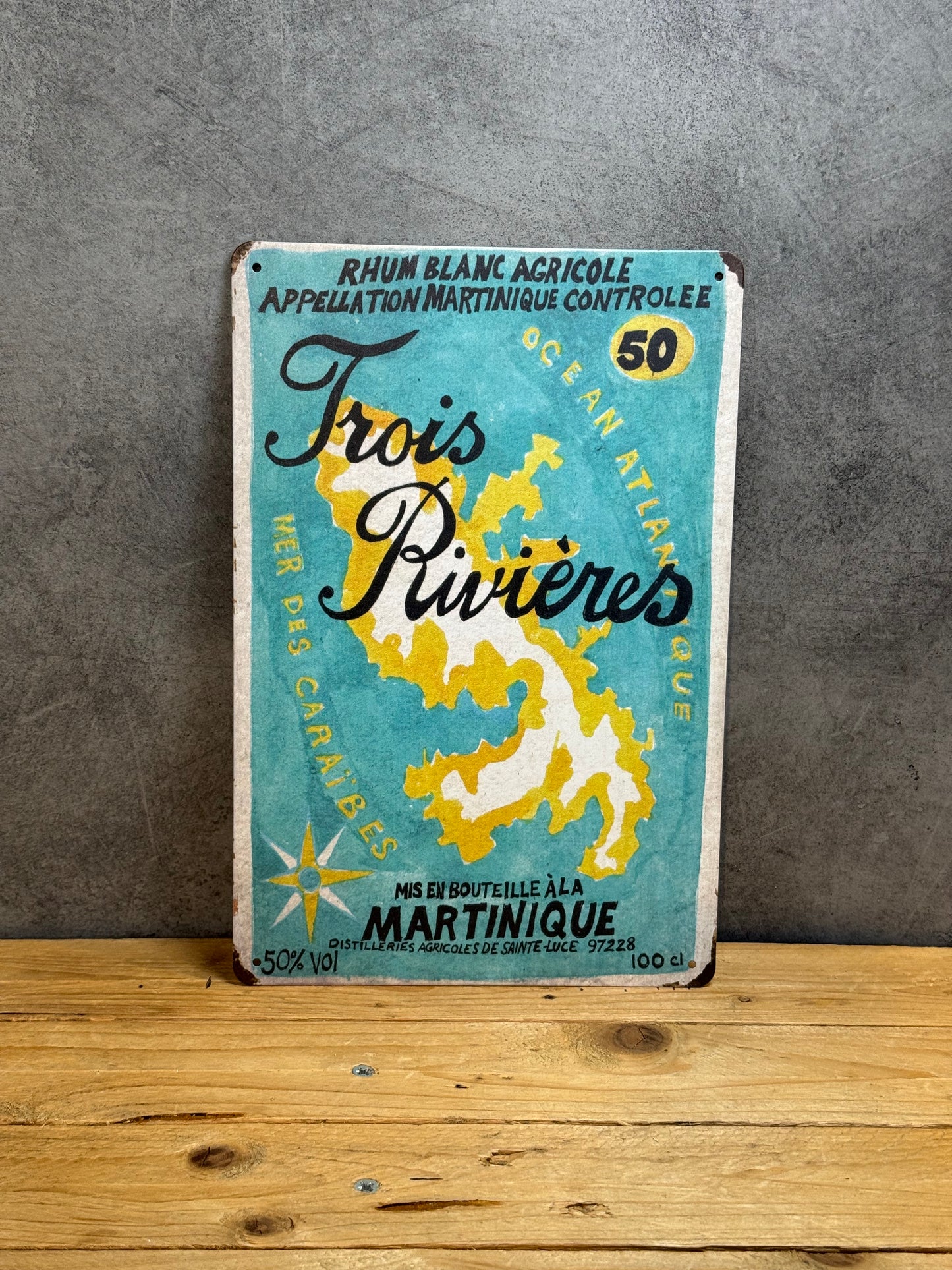Plaque métal Trois Rivières 939