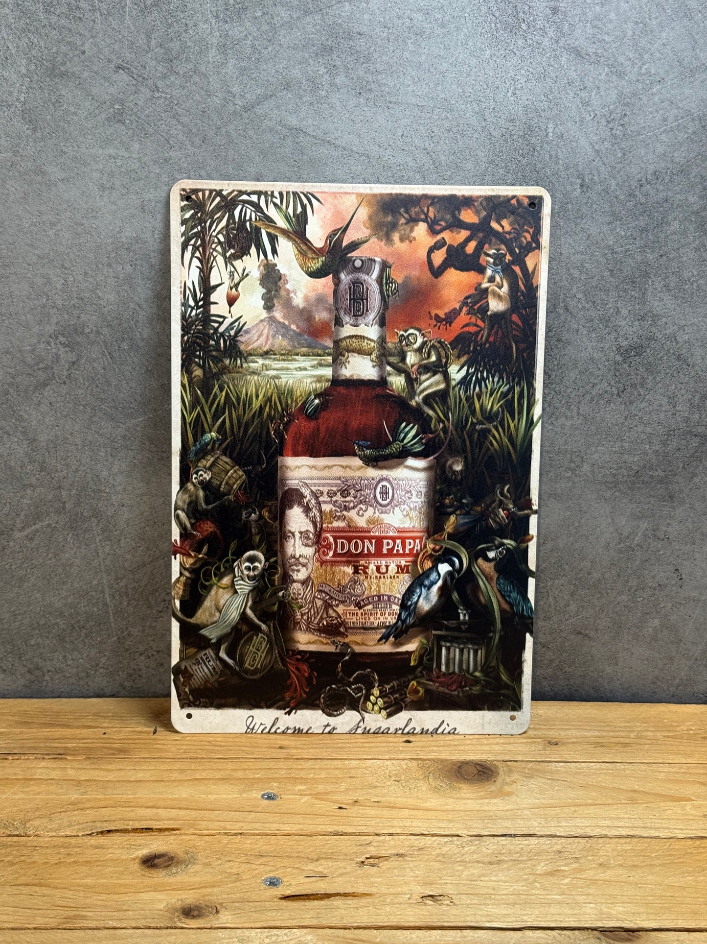 Plaque métal Don papa 935
