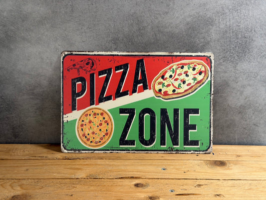 Plaque métal Pizza 948