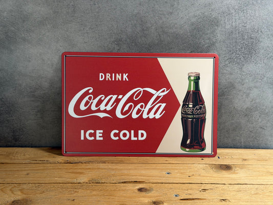 Plaque métal Coca-Cola 780