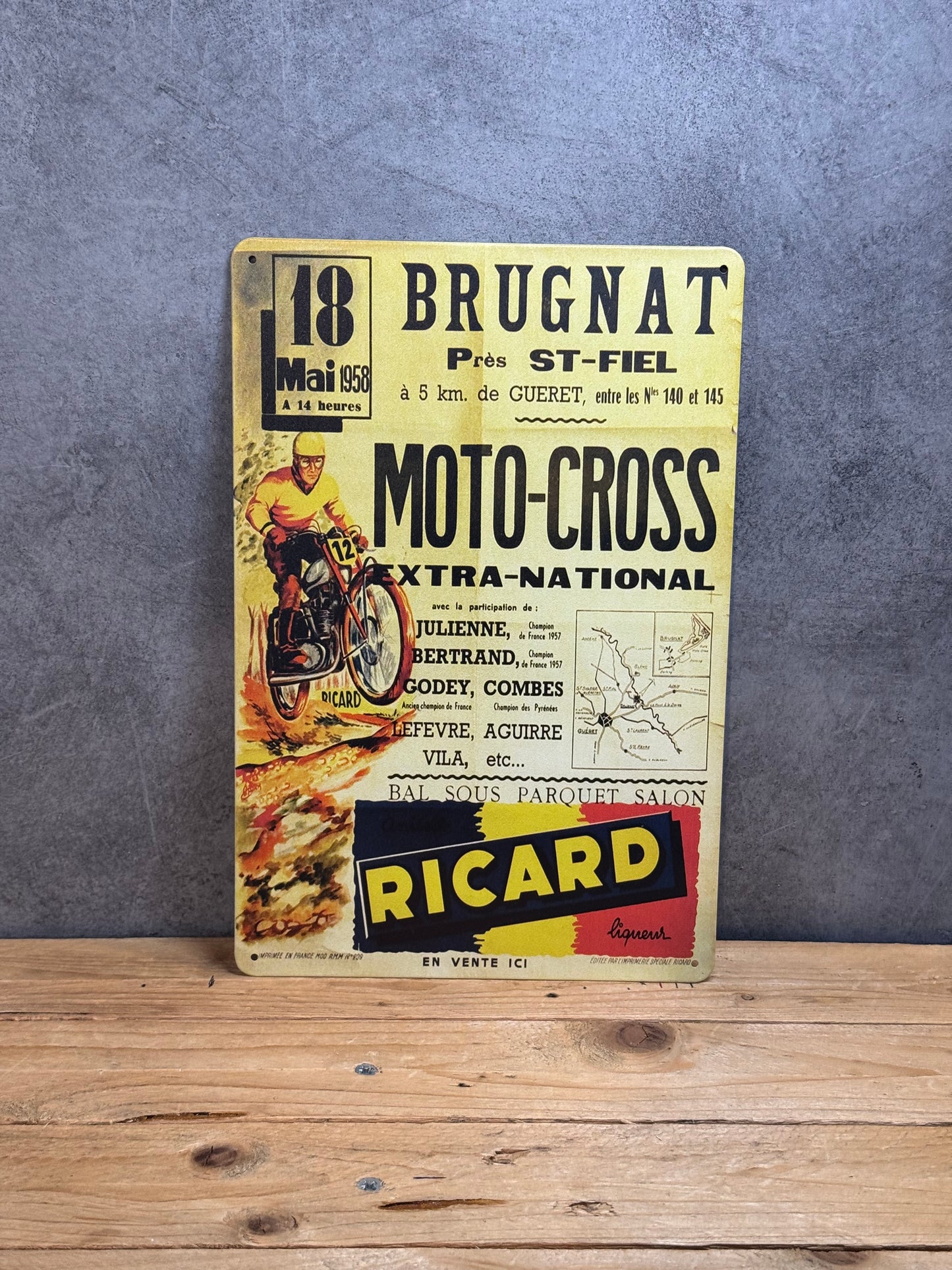 Plaque métal Ricard 872