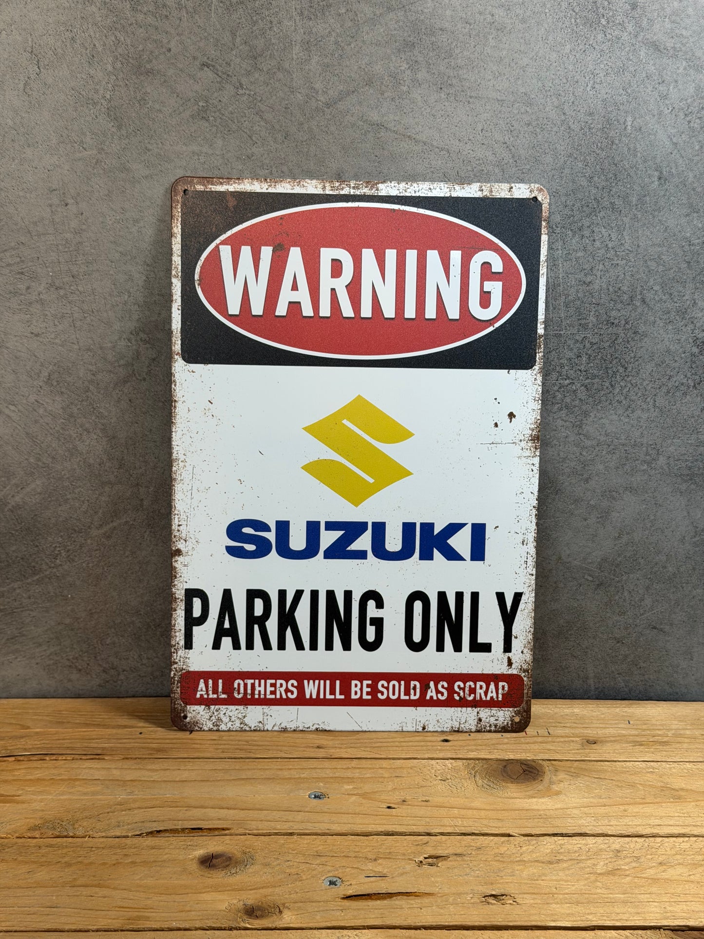 Plaque métal Suzuki 9619
