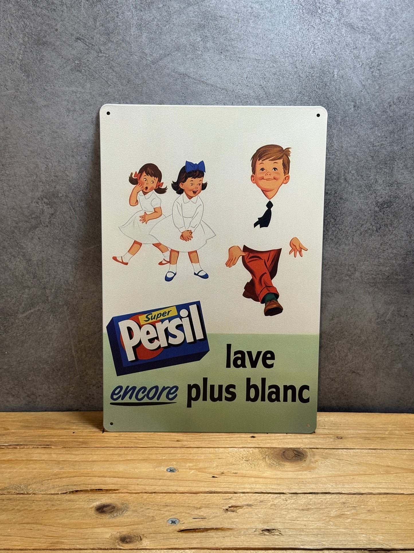 Plaque métal Persil 061