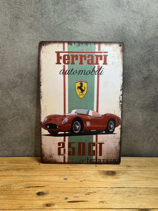 Plaque métal Ferrari 250 GT 745