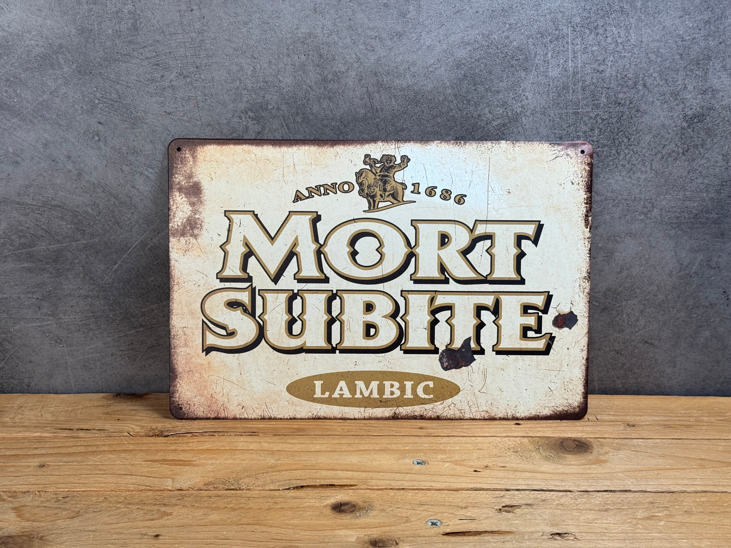 Plaque métal Mort Subite 8317