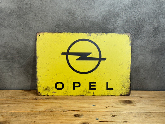 Plaque métal Opel 768
