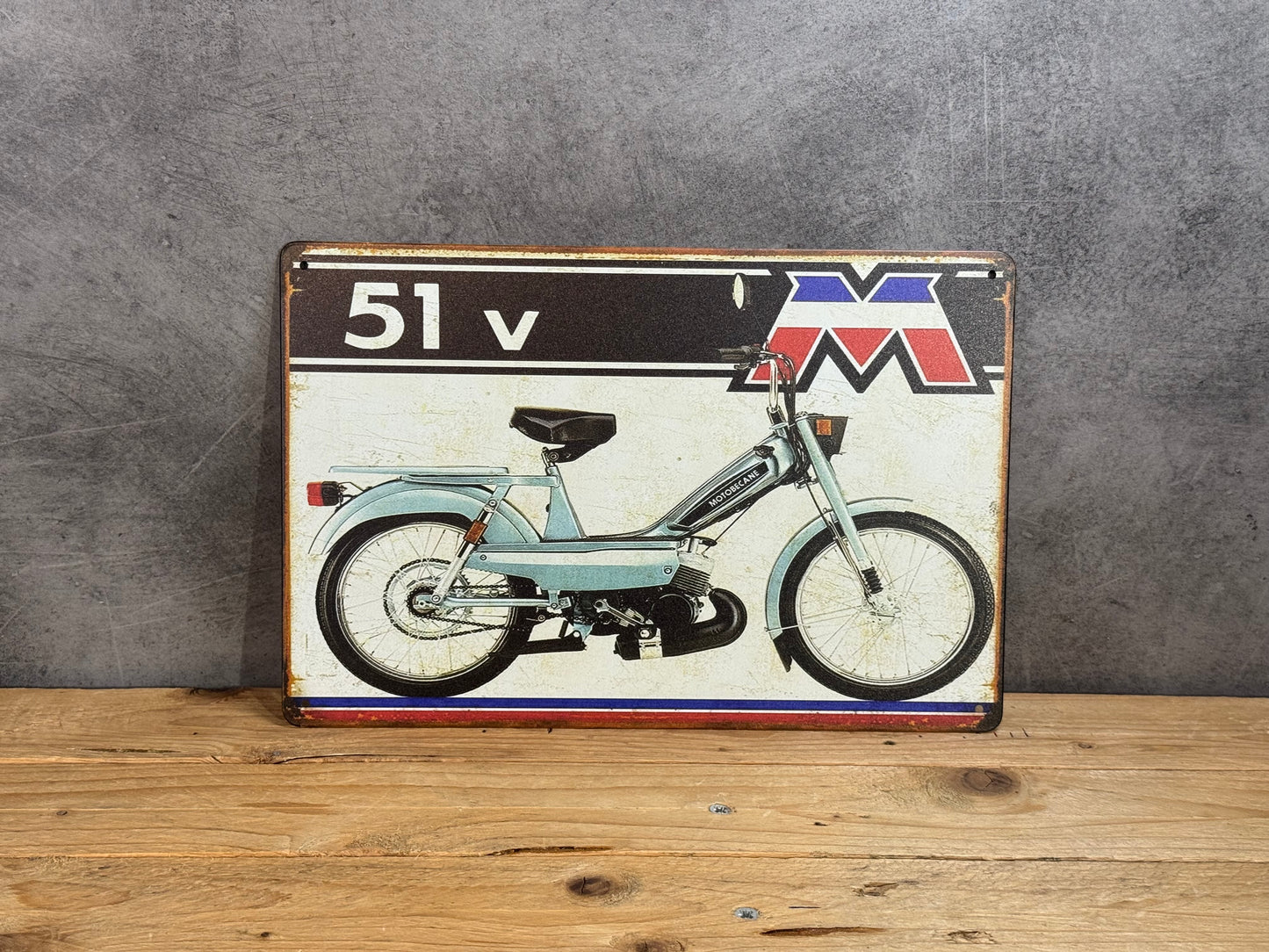 Plaque métal Motobecane 129
