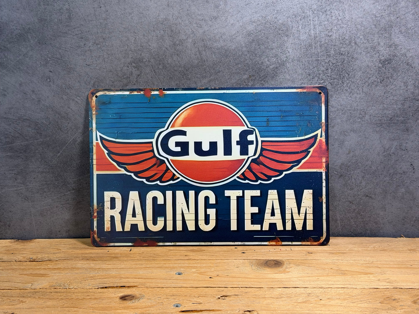 Plaque métal Gulf 943