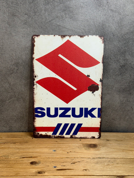 Plaque métal Suzuki 7555