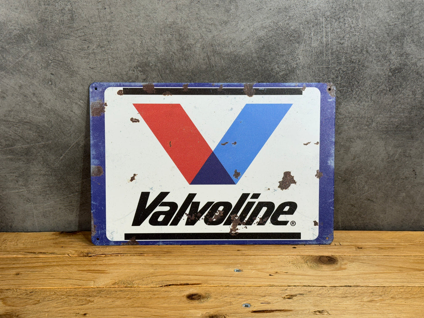 Plaque métal Valvoline 8727