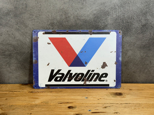 Plaque métal Valvoline 8727