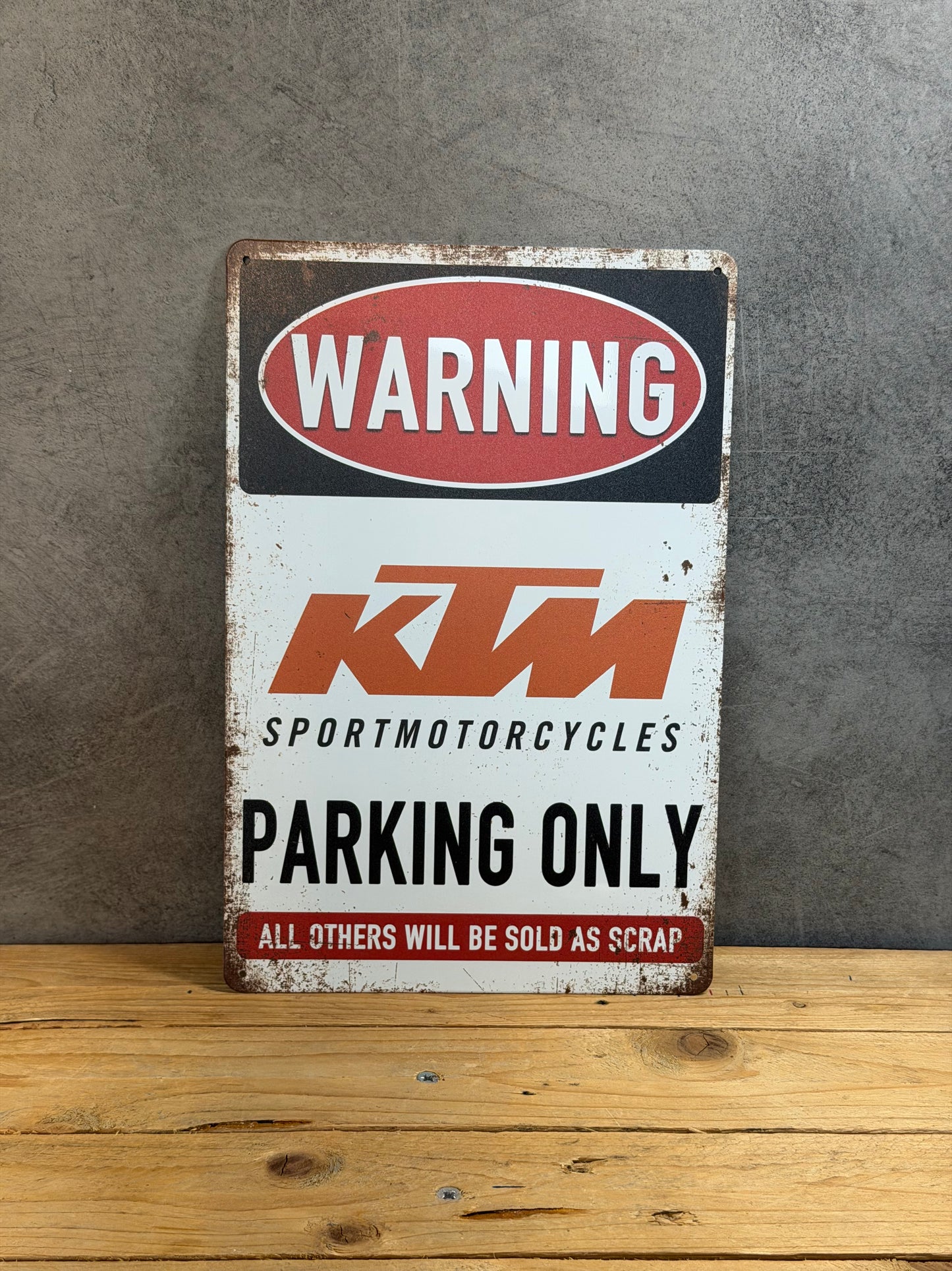 Plaque métal KTM 9621