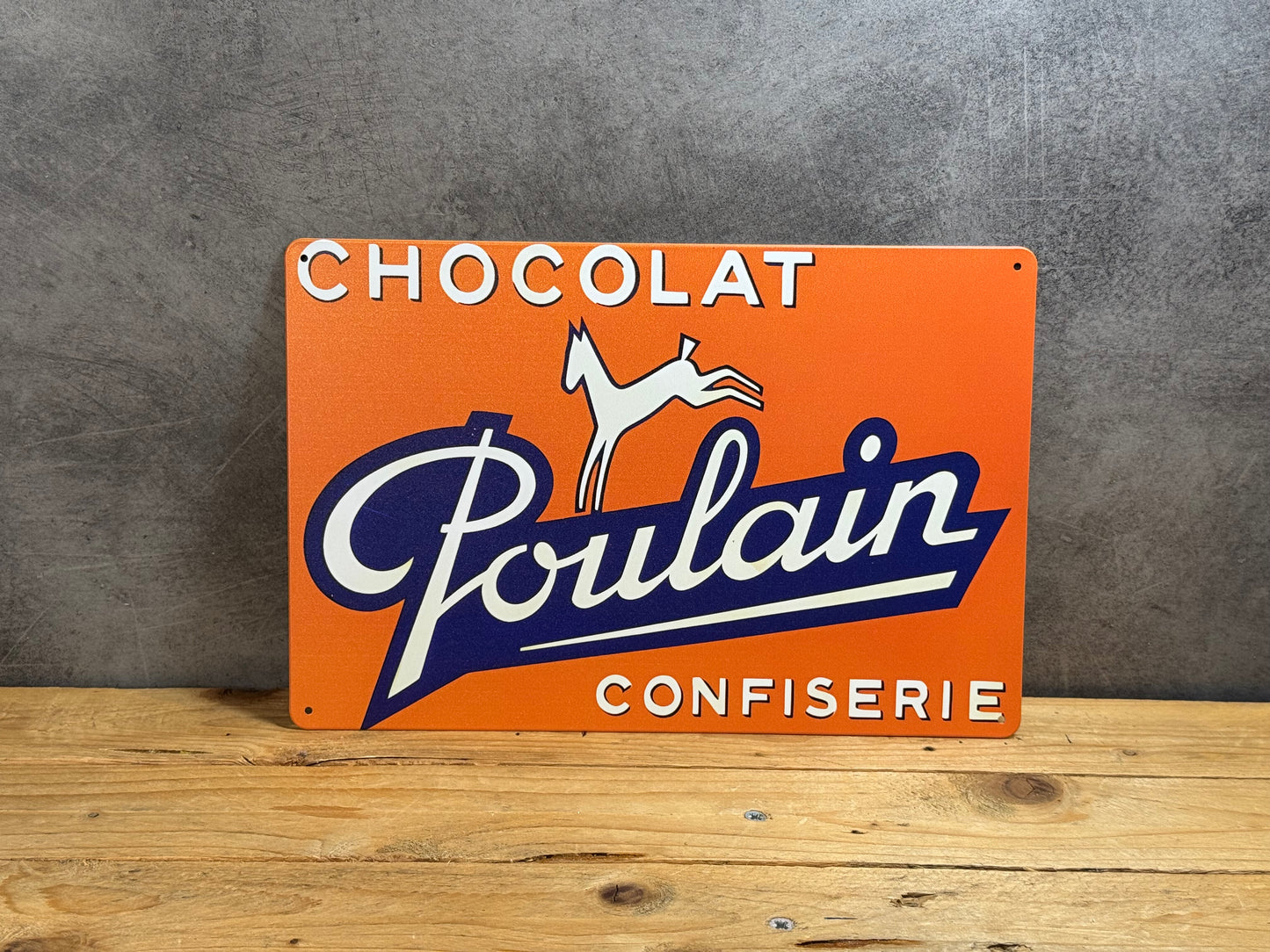 Plaque métal Chocolat Poulain 052