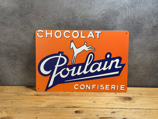 Plaque métal Chocolat Poulain 052