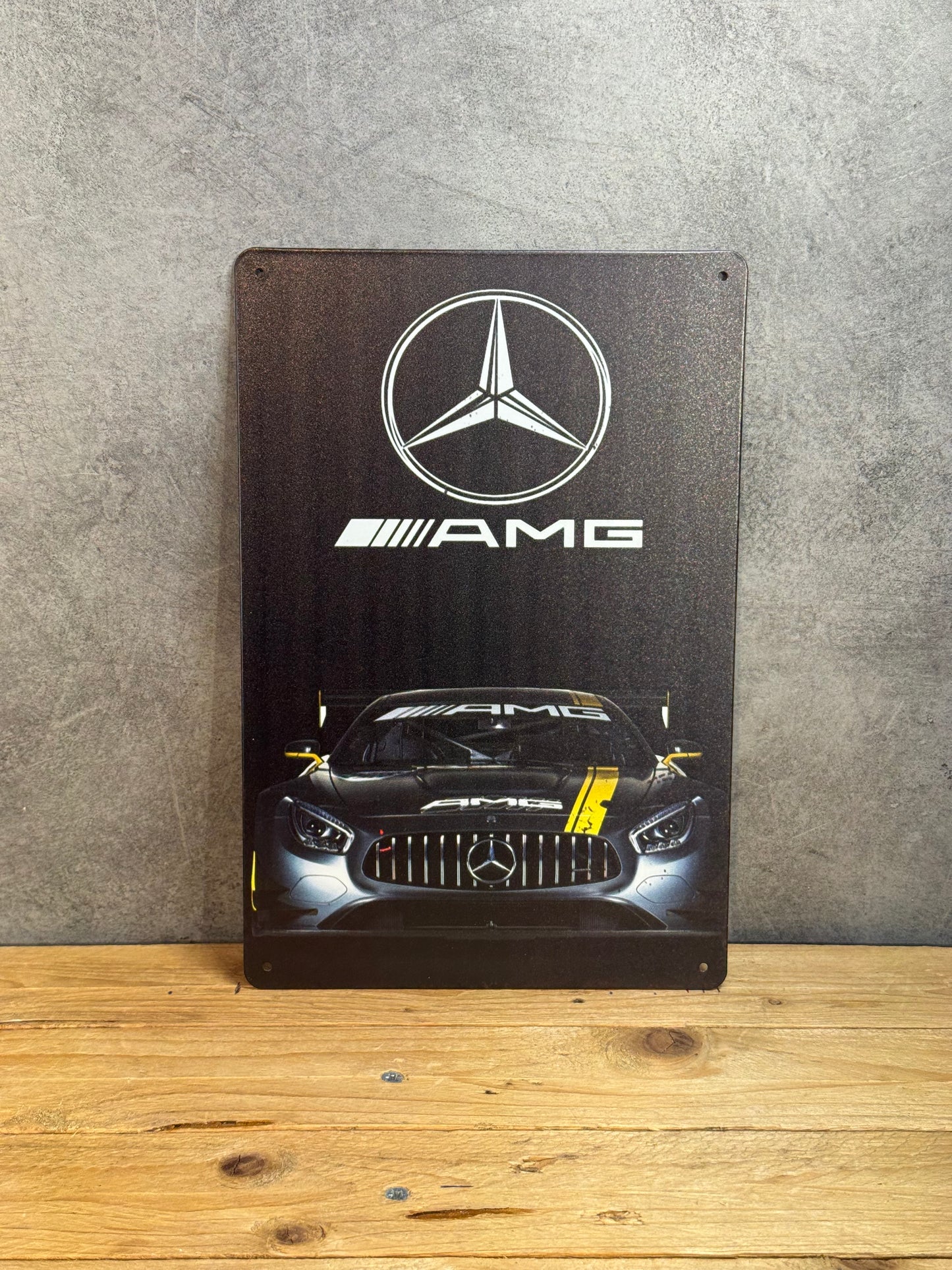 Plaque métal Mercedes AMG 958