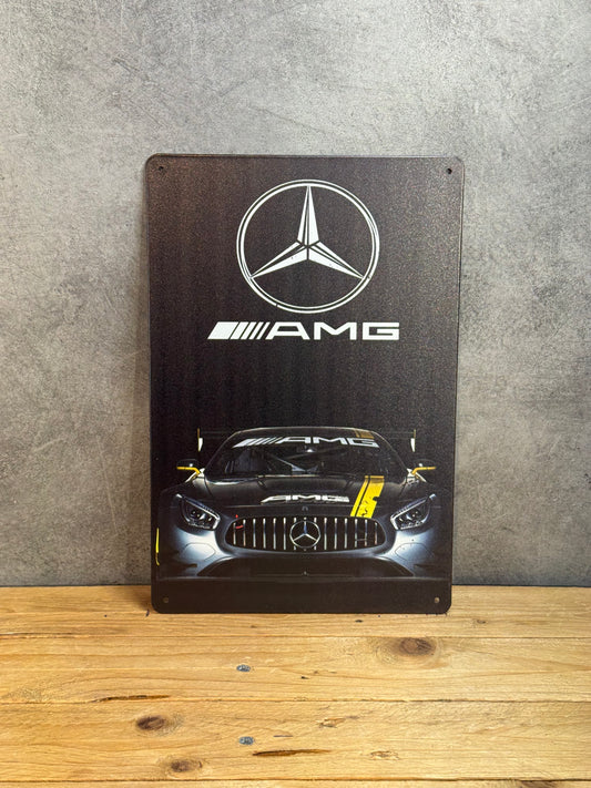 Plaque métal Mercedes AMG 958
