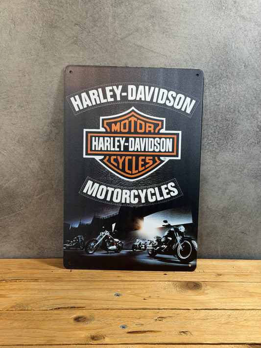 Plaque métal Harley Davidson 587