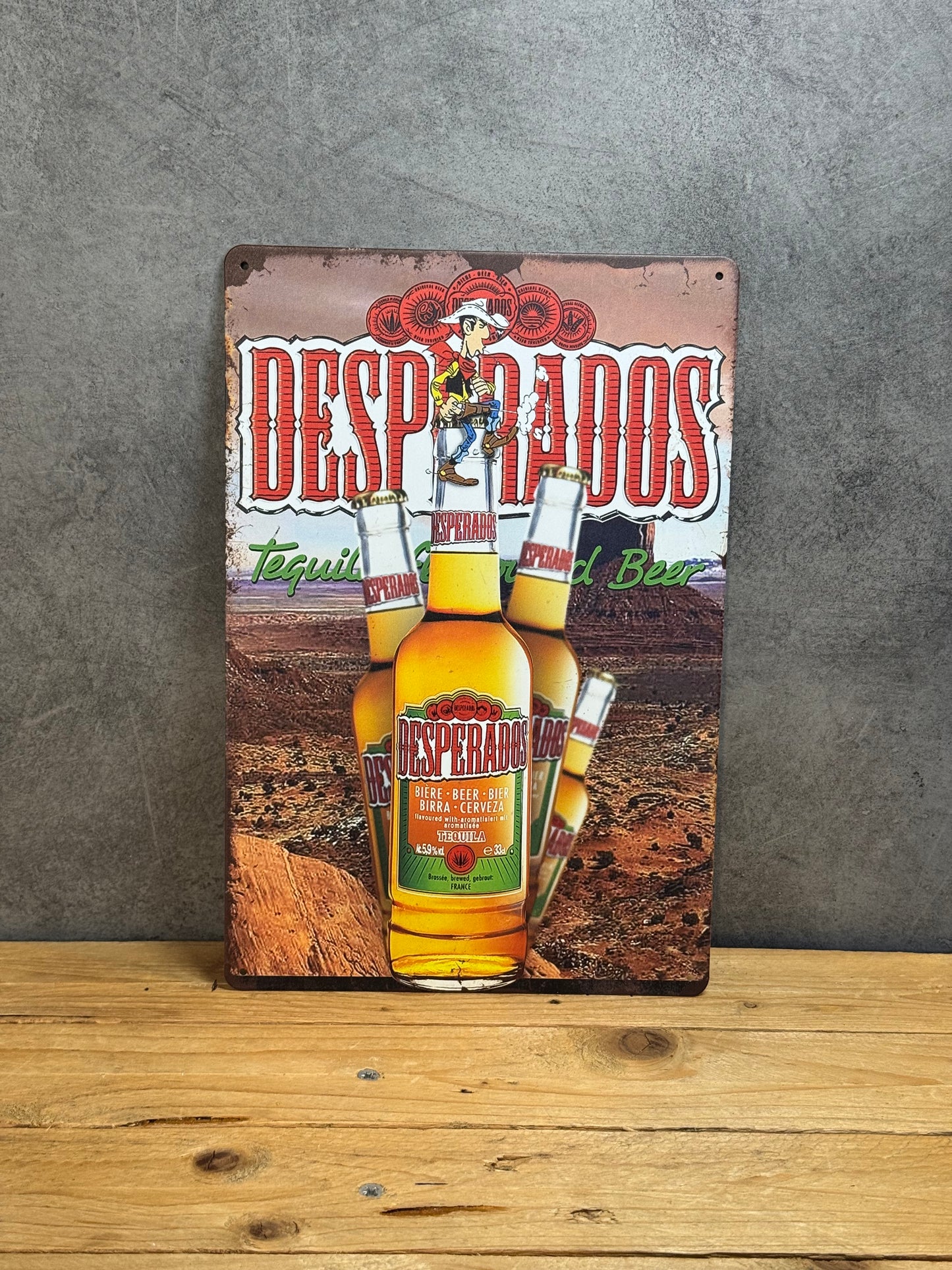 Plaque métal Desperados 496