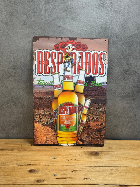 Plaque métal Desperados 496