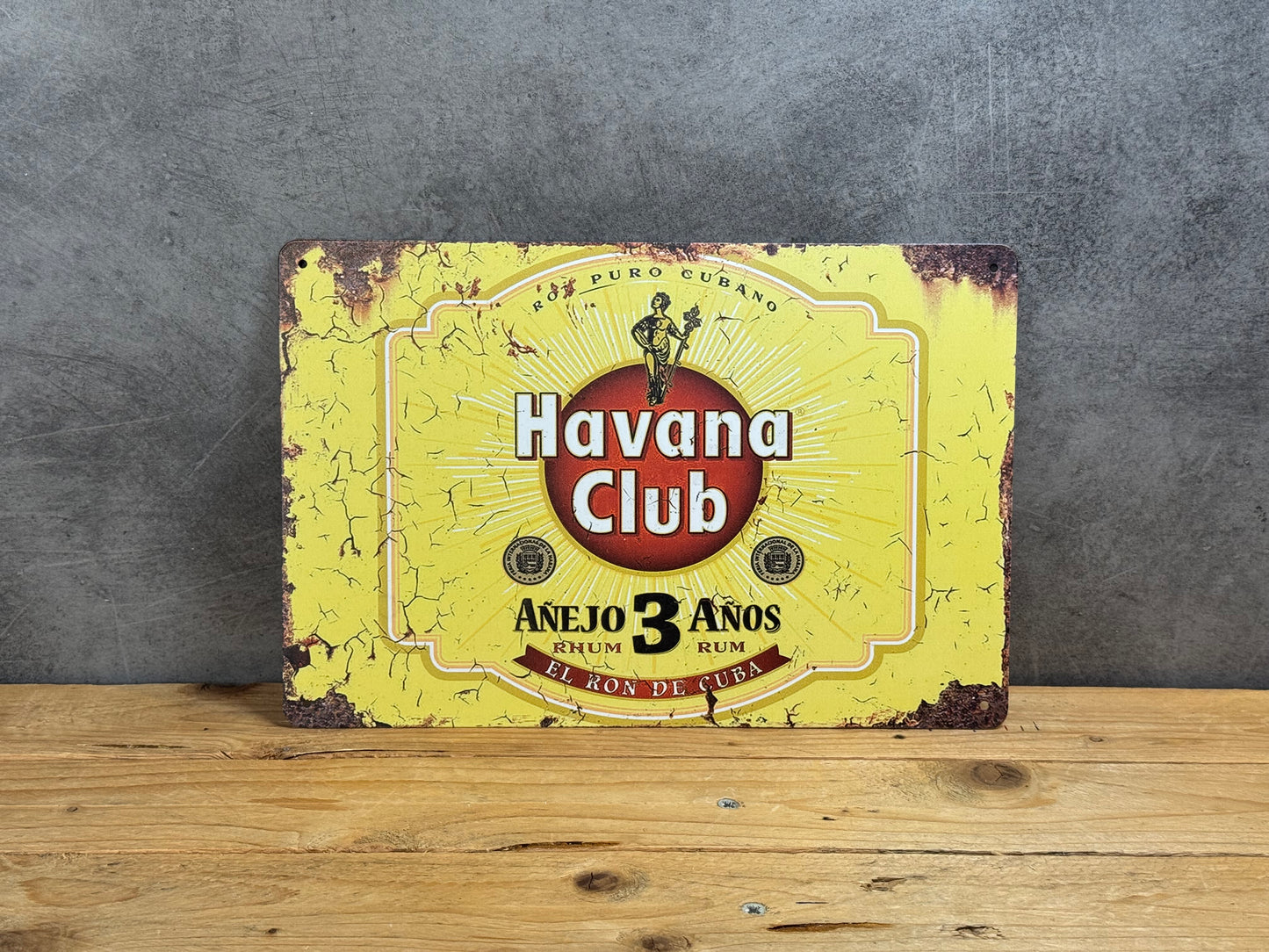 Plaque métal Havana Club 020