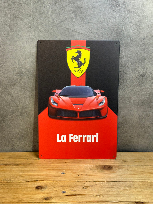 Plaque métal Ferrari 110