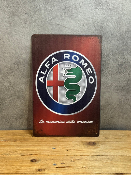 Plaque métal Alfa Romeo 936