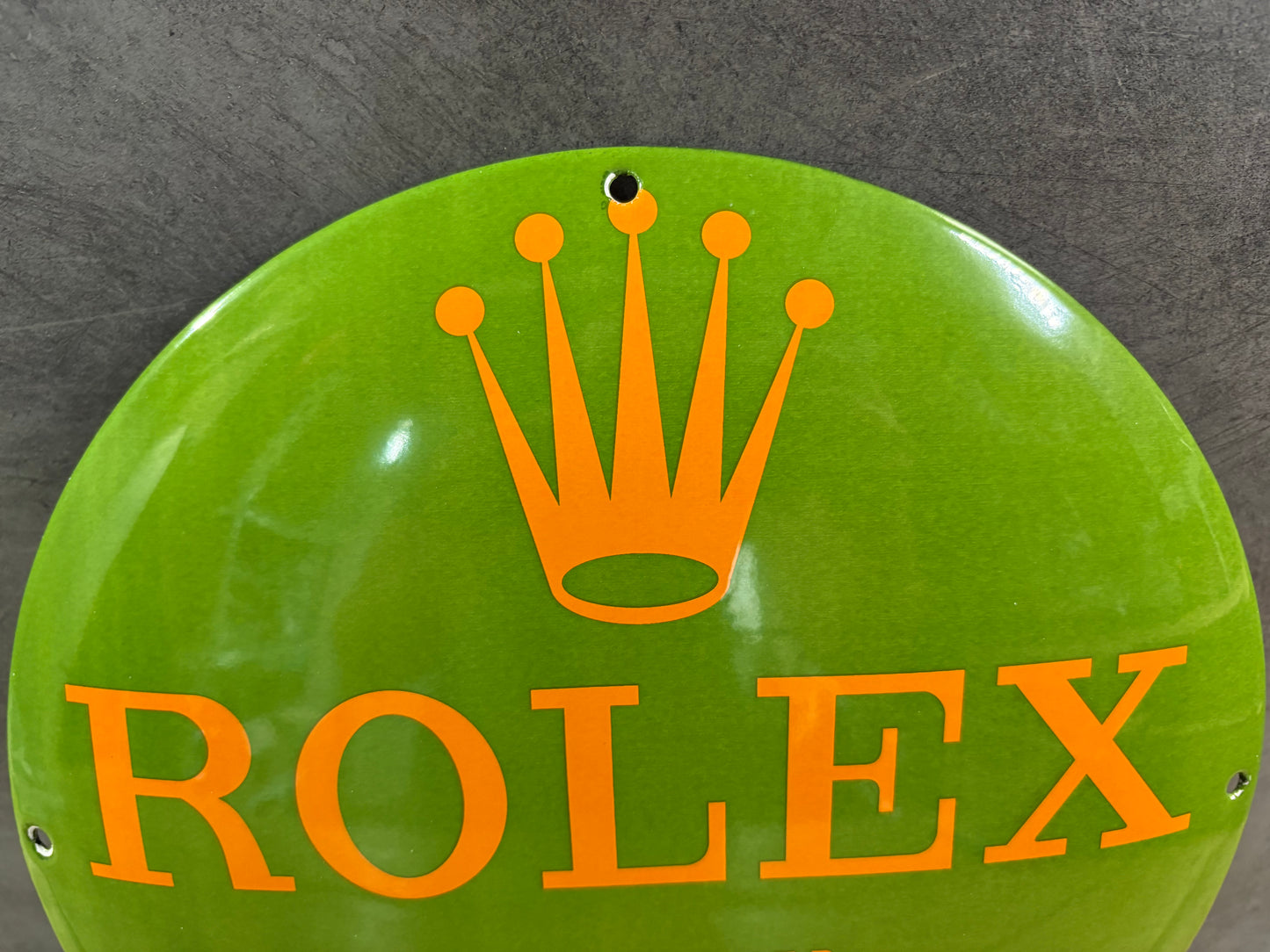 Plaque émaillée ROLEX