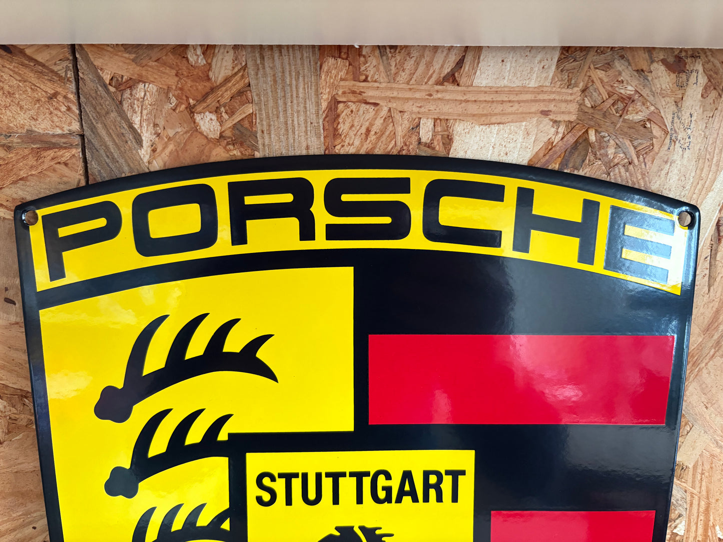 Plaque émaillée Porsche