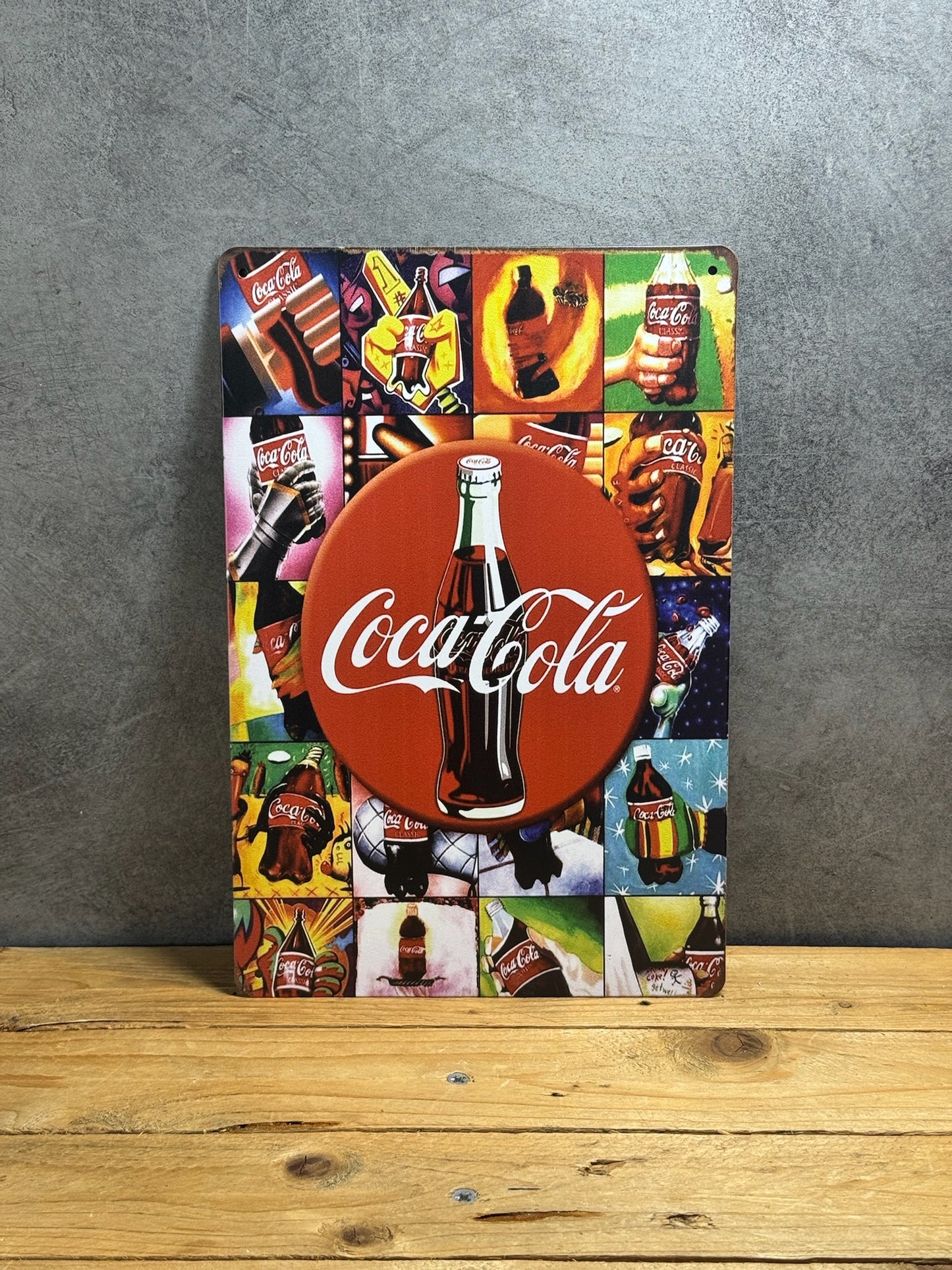 Plaque métal Coca Cola 160