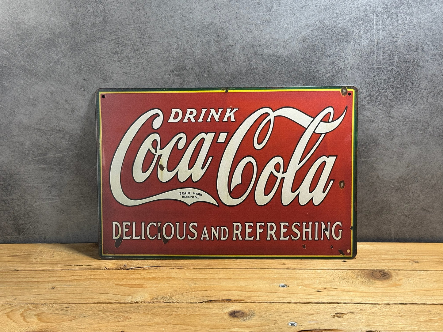 Plaque métal Coca Cola 105