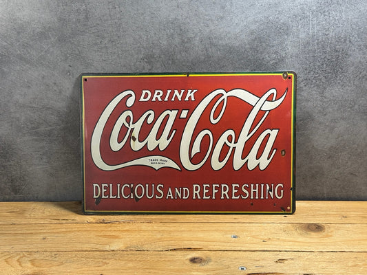 Plaque métal Coca Cola 105