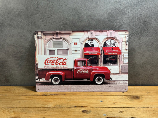 Plaque métal Coca Cola 255