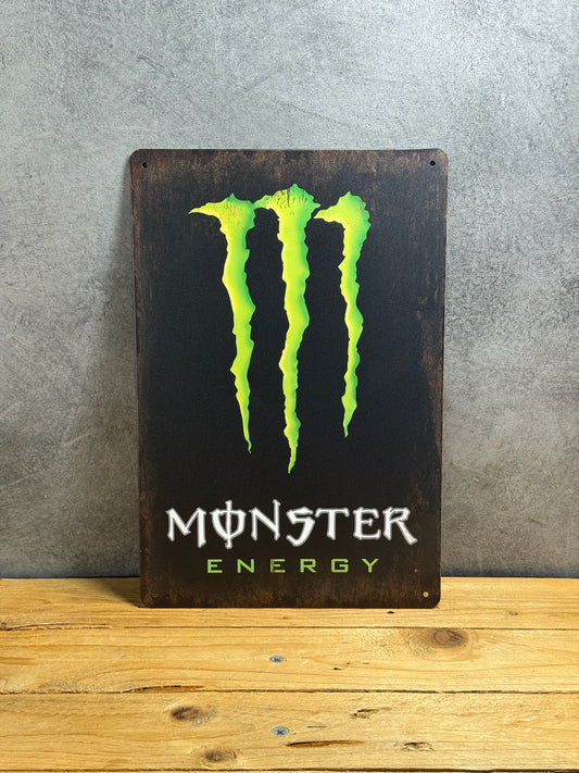 Plaque métal Monster 358