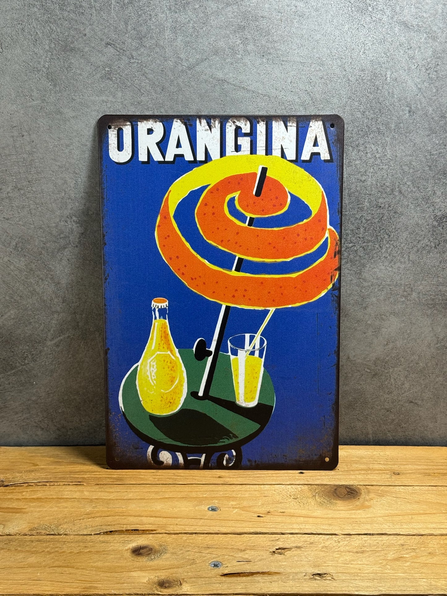 Plaque métal Orangina 592