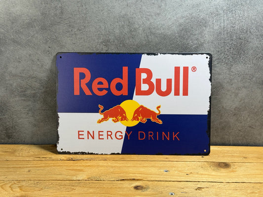 Plaque métal Redbull 666