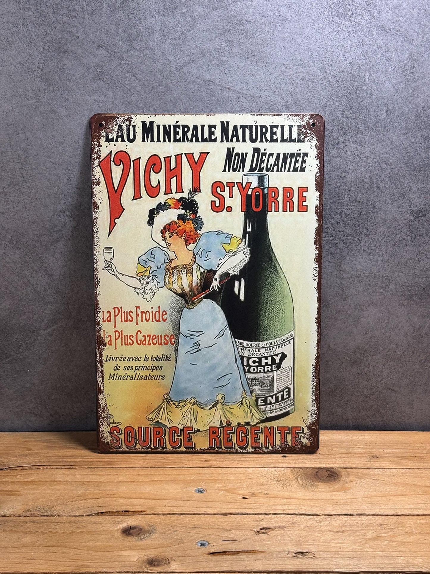 Plaque métal Vichy 384