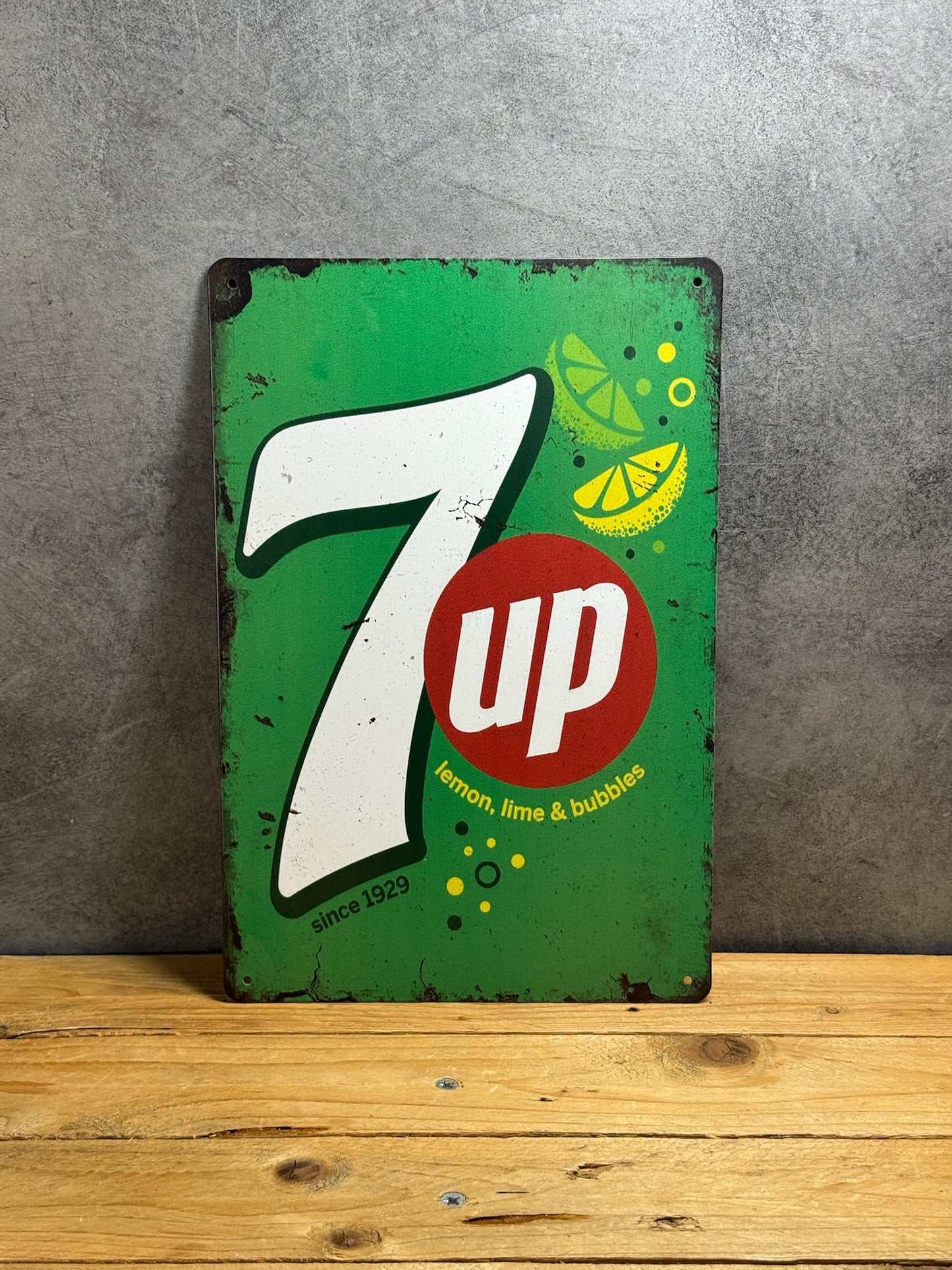 Plaque métal 7UP 782