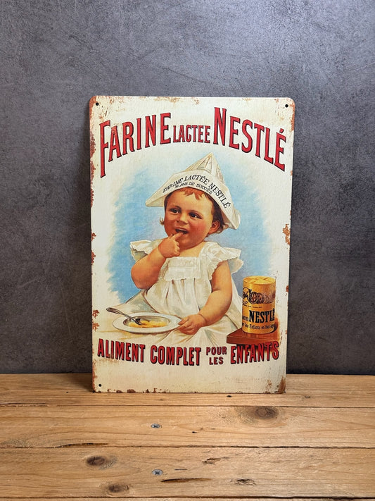 Plaque métal Nestle 483