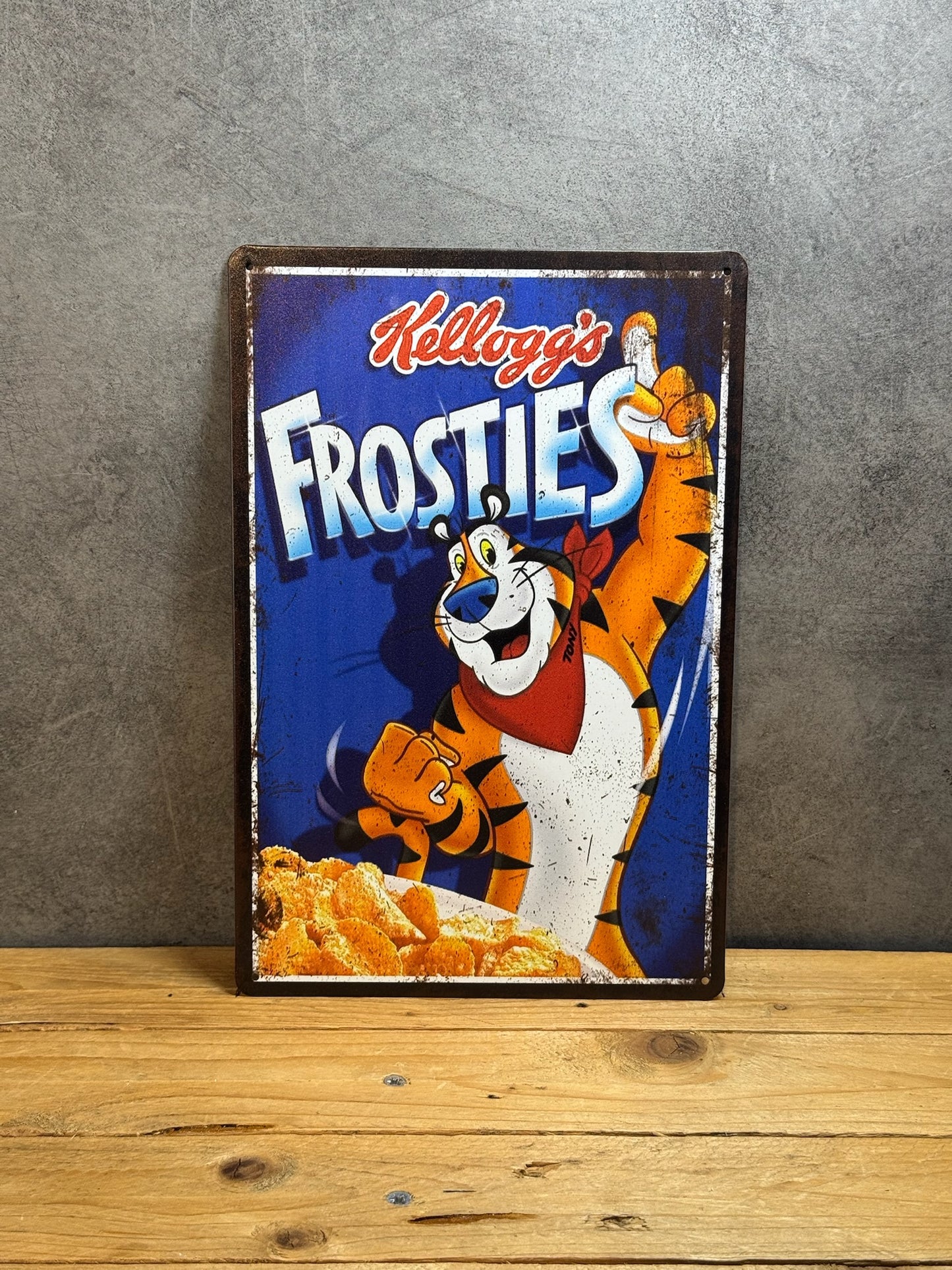 Plaque métal Frosties 160