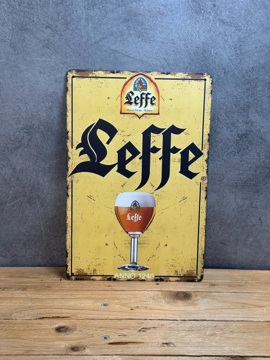 Plaque métal Leffe 685