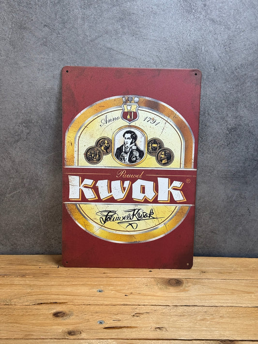 Plaque métal Kwak 585