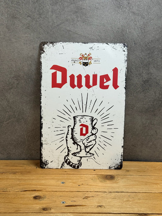 Plaque métal Duvel 597